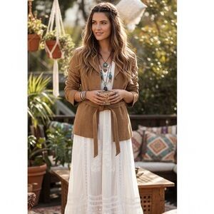 Vintage Wilsons Leather Camel Jacket | Timeless Classy Essential